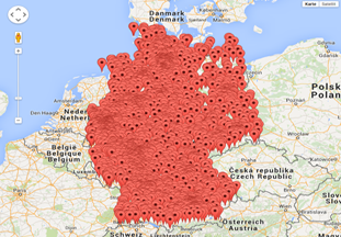 Planübersicht der Reitställe